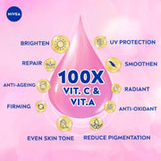NIVEA Extra Bright C & A Vitamin Body Lotion, 170 ml