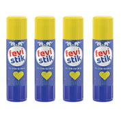 Pidilite Fevistik Glue Stick 25g, Pack of 4 | Multi-Purpose Glue Stick for School Projects, Art & Craft, DIY | Suitable for School & Office Activities | Easy to Use