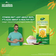 Dabur Sat Isabgol (Psyllium Husk) - 90g | Rich in Fiber | Provides Effective Relief from Constipation & Bloating | Promotes Bowel Health | Non-Habit Forming | 100% Ayurvedic