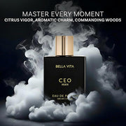 Bella Vita Luxury CEO Man | Long Lasting EDP 100ml | with Lemon, Lavender, Tonka, Mandarin & Vetiver | Premium Fragrance Perfume for Men | Ideal for Every Moment