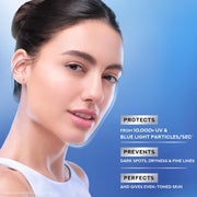 POND'S Anti-Blue Light UV Miracle | Tinted SPF 50 PA ++++ & DPF - Digital Protection Factor| Ultimate Skin Protection, 50g