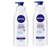 NIVEA Express Hydration Body Lotion, 400 ml, Pack of 2