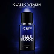 BEARDO Blue Blood Premium Perfume for Men 30 ml | Eau De Parfum Intense, Aromatic, Aquatic Premium Scent | Perfume for Men Long Lasting Smell | Premium Gift For Man | Perfume For Man