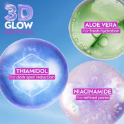 NIVEA Luminous Even Glow Face Serum | For Glowing Skin, Skin Brightening & Refined Pores | Niacinamide, Thiamidol & Vitamin C Serum | Anti-Dark Spots | With Aloe Extracts | 3D Glow in 3 Days | 30ml
