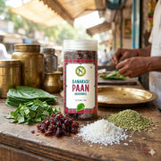 NatureVit Banarasi Paan Mouth Freshener 1 Kg| Sweet Banarasi Meetha Paan Mix with Gulkand, Betel Leaf & Fennel | Traditional After-Meal Treat