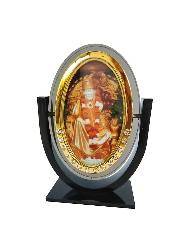 SHINDE EXPORTS sai Baba car Dashboard Idol 3 inches (Design 4)