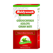 Baidyanath Asli Ayurved Guduchyadi Ghan Bati - 60 Tablets (Pack of 2)