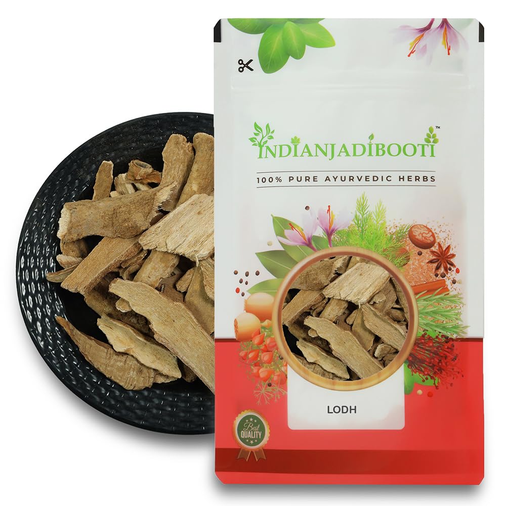 IndianJadiBooti Lodh Pathani (Lodhra Bark) - | Symplocos Racemosa | Ayurvedic Herb for Women's Health, PCOS & White Discharge (Leucorrhea) | 250 Grams | Pack Of 2