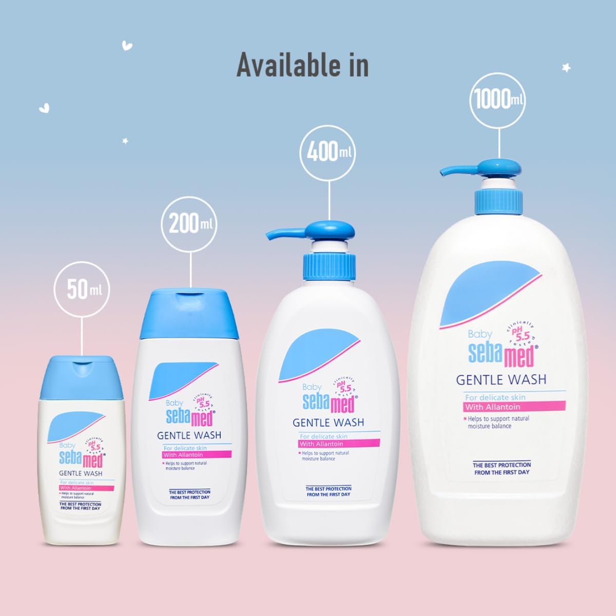 Sebamed Baby Gentle Wash | pH 5.5 | Baby Body Wash | Soap Free | Tear Free | 200ml