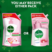 Dettol Liquid Handwash Refill – Skincare Hand Wash- 675ml | pH Balanced | 10x Better Germ Protection