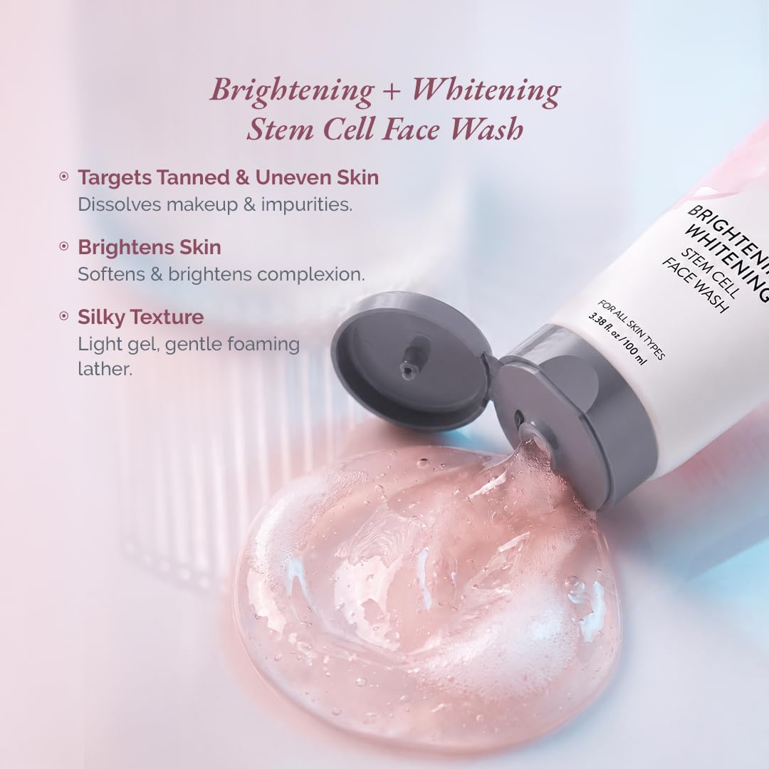Biotique Professional Brightening + Whitening Stem Cell Face Wash 100ml