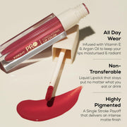 INSIGHT Professional Long Lasting Lip Color (Super Women) | Pigmented Matte Finish | Comfortable All Day Wear | Non Transferable | Enriched with Argan Oil & Vitamin E - (6g)