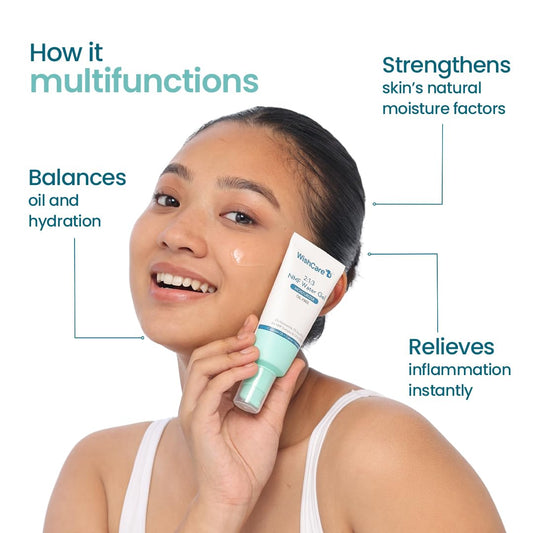 WishCare 2:1:3 NMF Water Gel Moisturizer for Face Oily Skin, Dry Skin, 50ml