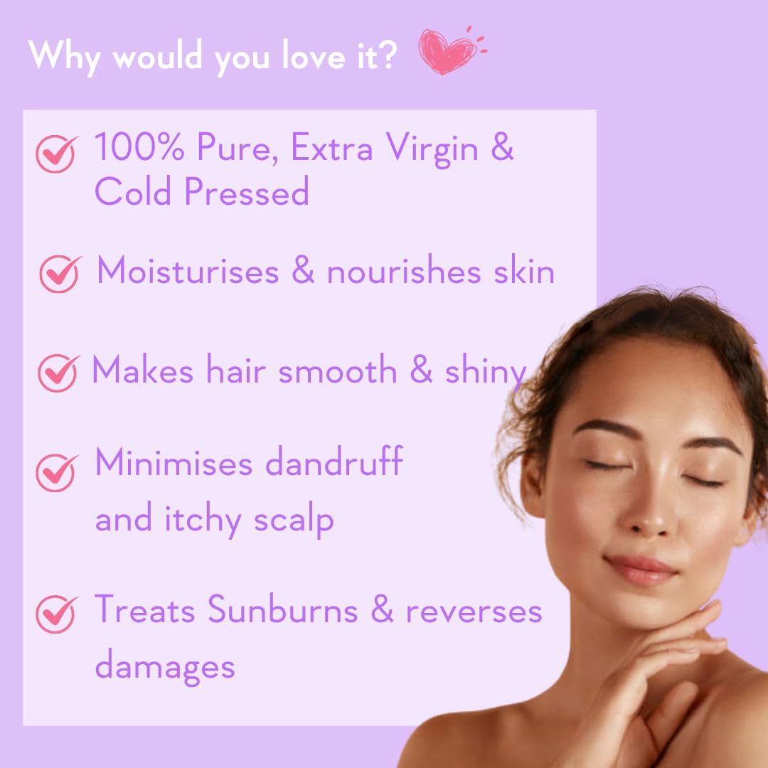 WishCare® Pure Cold Pressed Natural Unrefined Jojoba Oil - Moisturizer for Skin, Hair and Nails - 100 Ml
