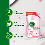 Dettol Liquid Handwash Refill – Skincare Hand Wash- 675ml and Dettol Liquid Handwash Pump 200ml | pH Balanced | 10x Better Germ Protection