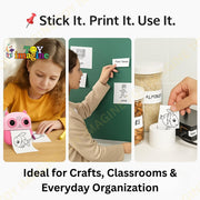 Toy Imagine 58mm Non-Sticky Thermal Printer Paper Roll, White, Pack of 10