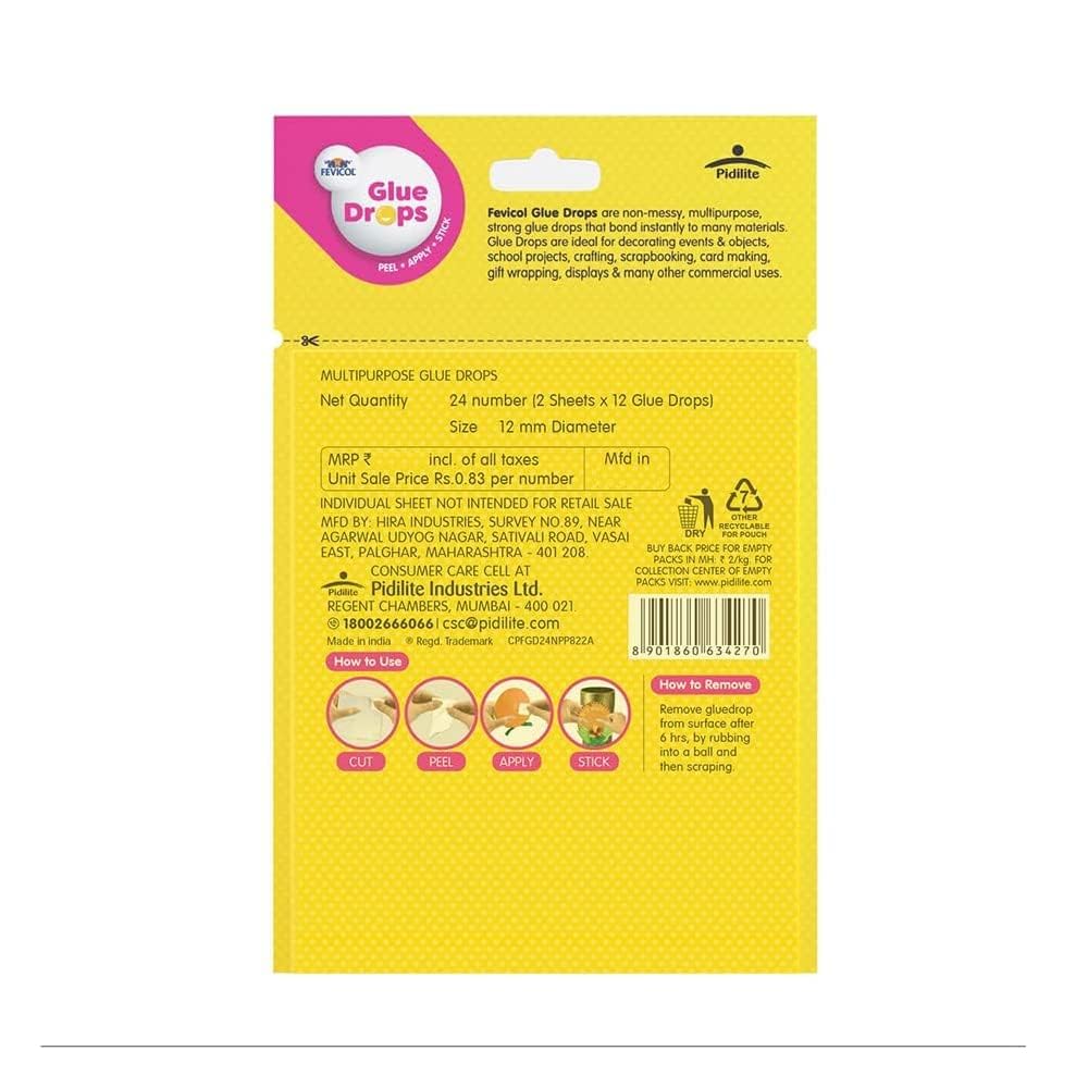 Pidilite New Fevicol Gluedrops Pack of 10