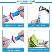 Toy Imagine Magic Water Drawing Book for Kids, Pack of 12