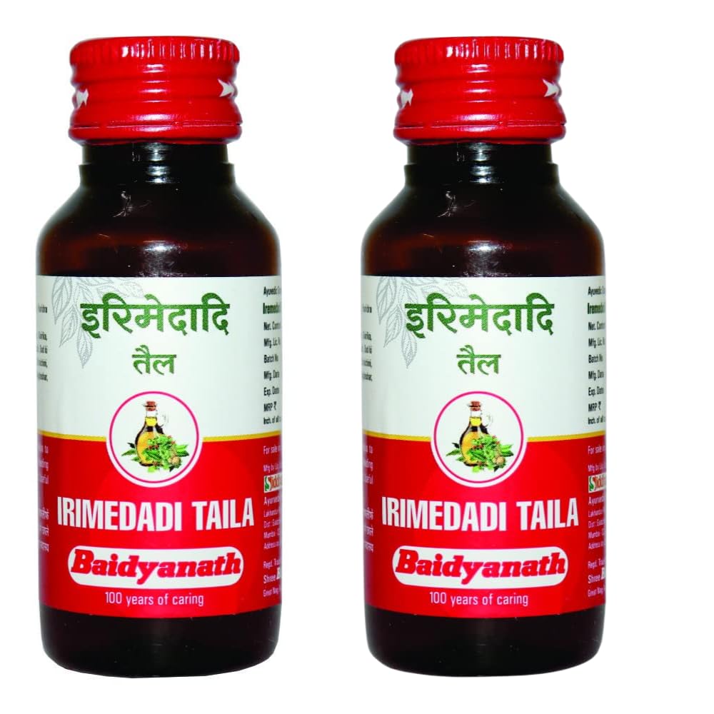 Baidyanath Asli Ayurved Irimedadi Tel 50 ml Oil (Pack of 2) | Ayurvedic Dental Care | Herbal Mouth Oil for Oral Hygiene