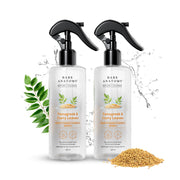 Bare Anatomy Nature x Science Hair Fall Control Spray with Methi, Curry Leaves & Amla | For Thicker, Longer Hair | Lightweight & Non-Sticky | 200ml (Pack of 2)