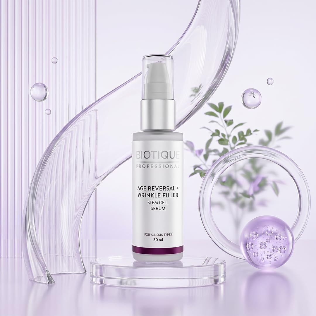 Biotique Professional Age Reversal + Wrinkle Filler Stem Cell Serum 30ml