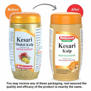 Baidyanath Asli Ayurved Kesari Kalp Royal Chyawanprash 1 Kg - Enriched With Gold, Silver And Saffron, Pack of 1