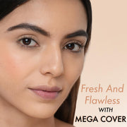INSIGHT Mega Cover Concealer - LP-05 | Natural Matte Finish | Infused with Vitamin E, Green Tea | Long Lasting | Easily Blendable - 10g