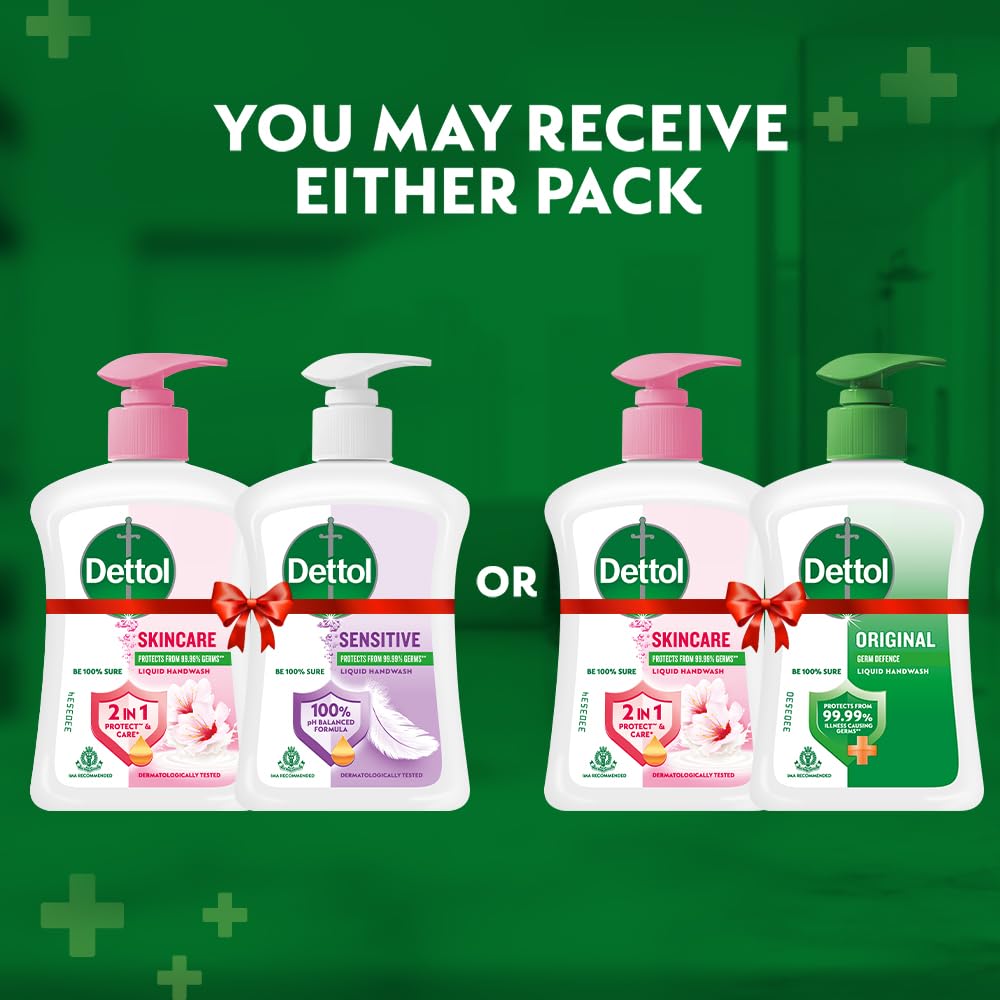 Dettol handwash pump dispenser combo of 2