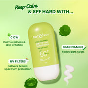 Dot & Key Cica Calming Skincare Combo | Cleanser 100ml, Serum 30ml, Night Gel 60ml, Sunscreen 50g