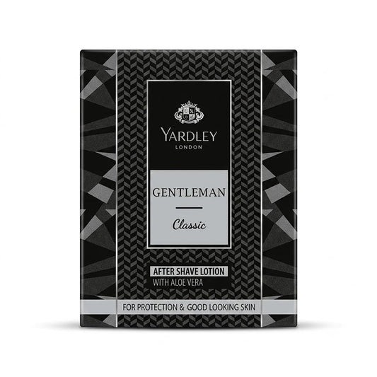 Yardley London Gentleman Classic After Shave Lotion with Aloe Vera | Soothes & Refreshes Skin After Shaving | Men's After Shave | Helps Protect Skin & Reduce Post-Shave Discomfort | 50ml