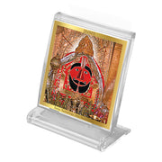 DIVINITI 24K Gold Plated Religious Car Dashboard Frame | Premium God Idol Frame for Car, Home Mandir & Office Table | Spiritual Gift, Decorative Showpiece | Salasar Balaji