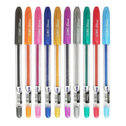 Linc Shine 1.0mm Sparkle Glitter Gel Pen | Set of 10 Ink Shades
