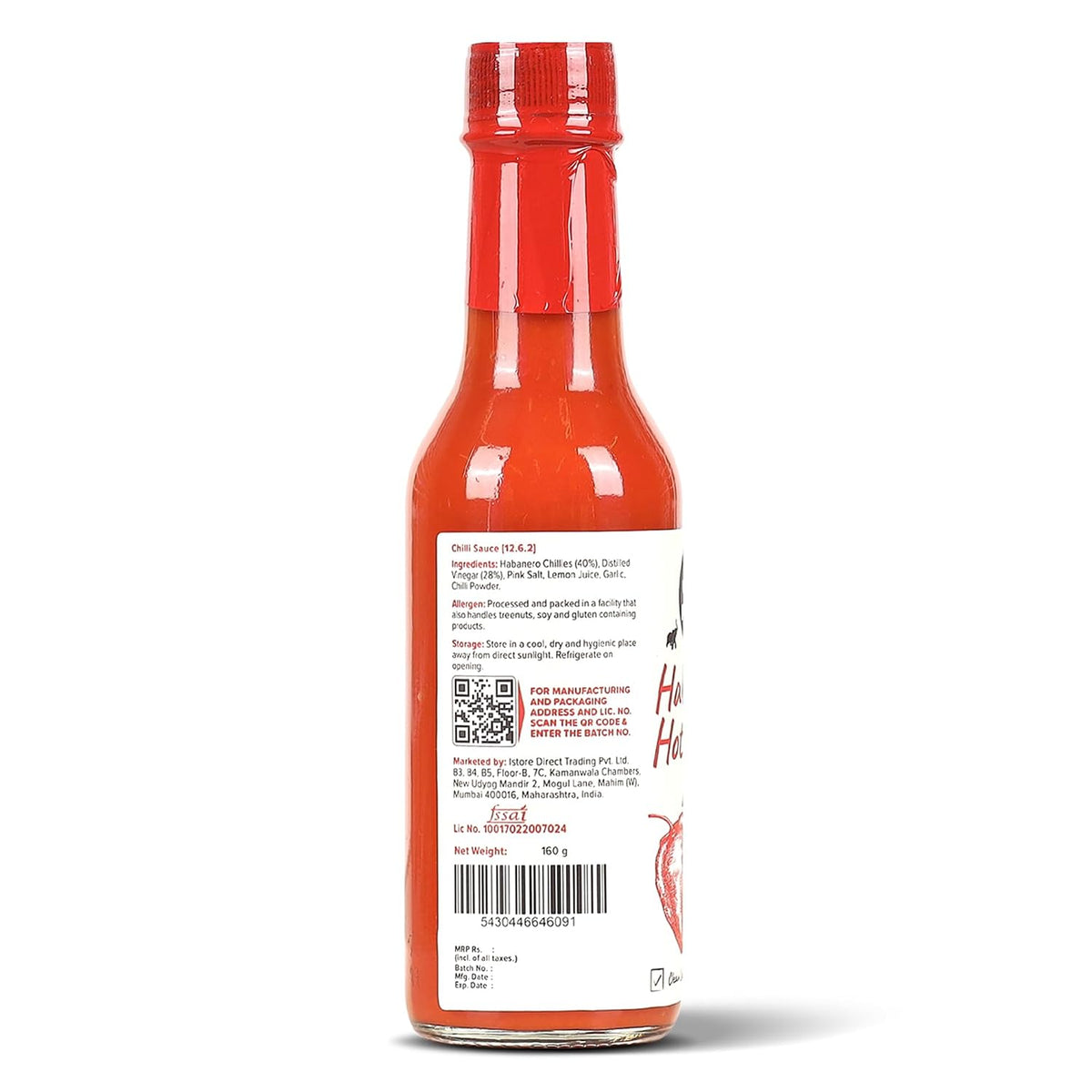 Urban Platter Habanero Hot Sauce, 160g (Fruity & Fiery| Mexican-Style Chilli Sauce | No Artificial Flavours)