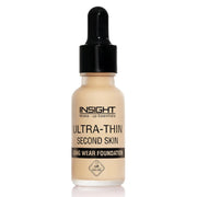 INSIGHT Ultra-Thin Second Skin Foundation 20ml | Long Wear Liquid Matte, Waterproof, Full Coverage, Oil-Free, SPF 15, Lightweight Base – Sun Beige