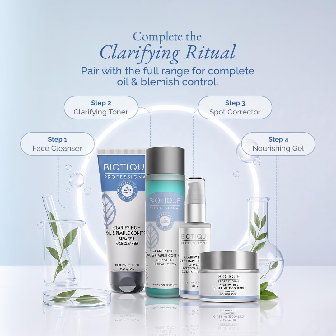 Biotique Professional Clarifying + Oil & Pimple Control Nourishing Gel 50gm