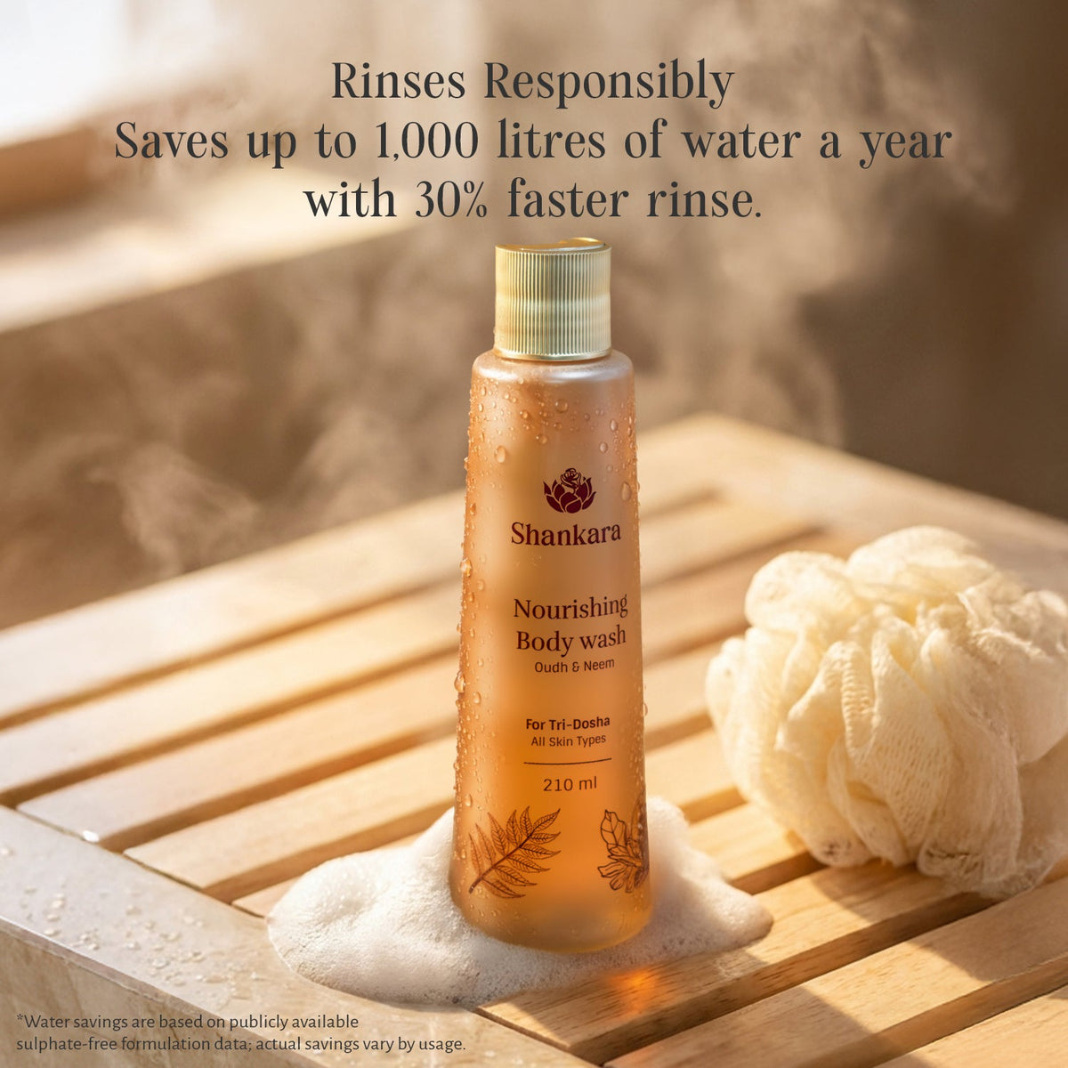 Sri Sri Tattva Nourishing Oudh Body Wash, 210 ml