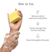 Sri Sri Tattva Brightening Body Bar – Saffron & Turmeric by Shankara