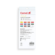 Camel 805721 Kokuyo Acrylic Color Box - 9ml Tubes, 12 Shades