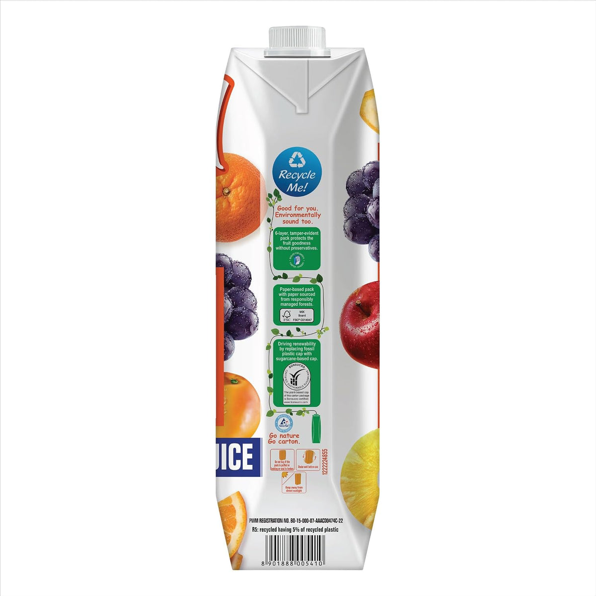 Dabur Real Activ Mixed Fruit Juice - 1l