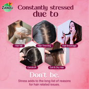 Zandu Ayurvedic Onion Oil (200ml): Power of Onions for Strong & Smooth hair | 9 Herbs & 10 Natural Oils | Helps reduce Hair Thinning & Hair Breakage | Improves Hair Quality | Controls Dandruff
