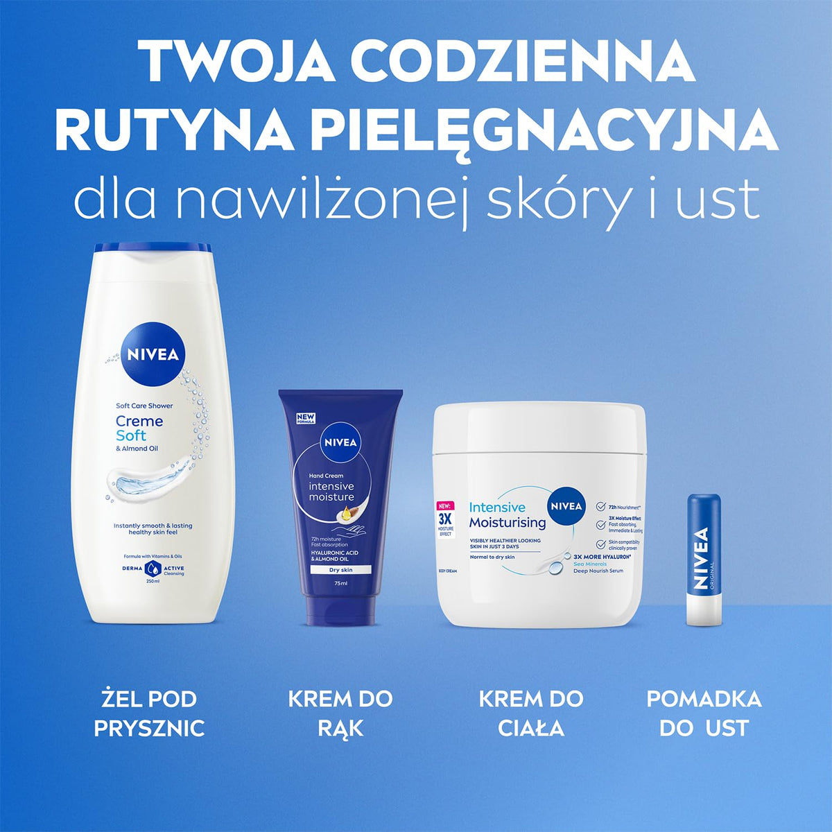 Nivea Intensive Moisturizing Body Cream Normal To Dry Skin 400 ml