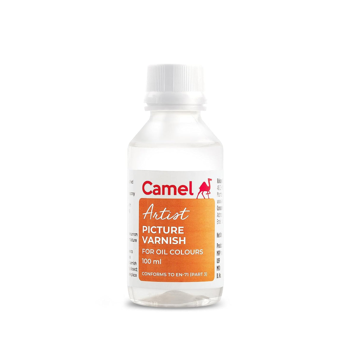 Camel Picture Varnish | 300ml | Pack of 1 | Clear Protective Finish for Paintings & Artwork | 300 ml