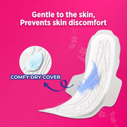 Sofy AntiBacteria XL+ - 323mm | 44 Countpads |For Women Sanitary Pads | Keep Skin Dry | 6 Layer Deep Absorption | Herbal Sheild | Hygiene & Herbs