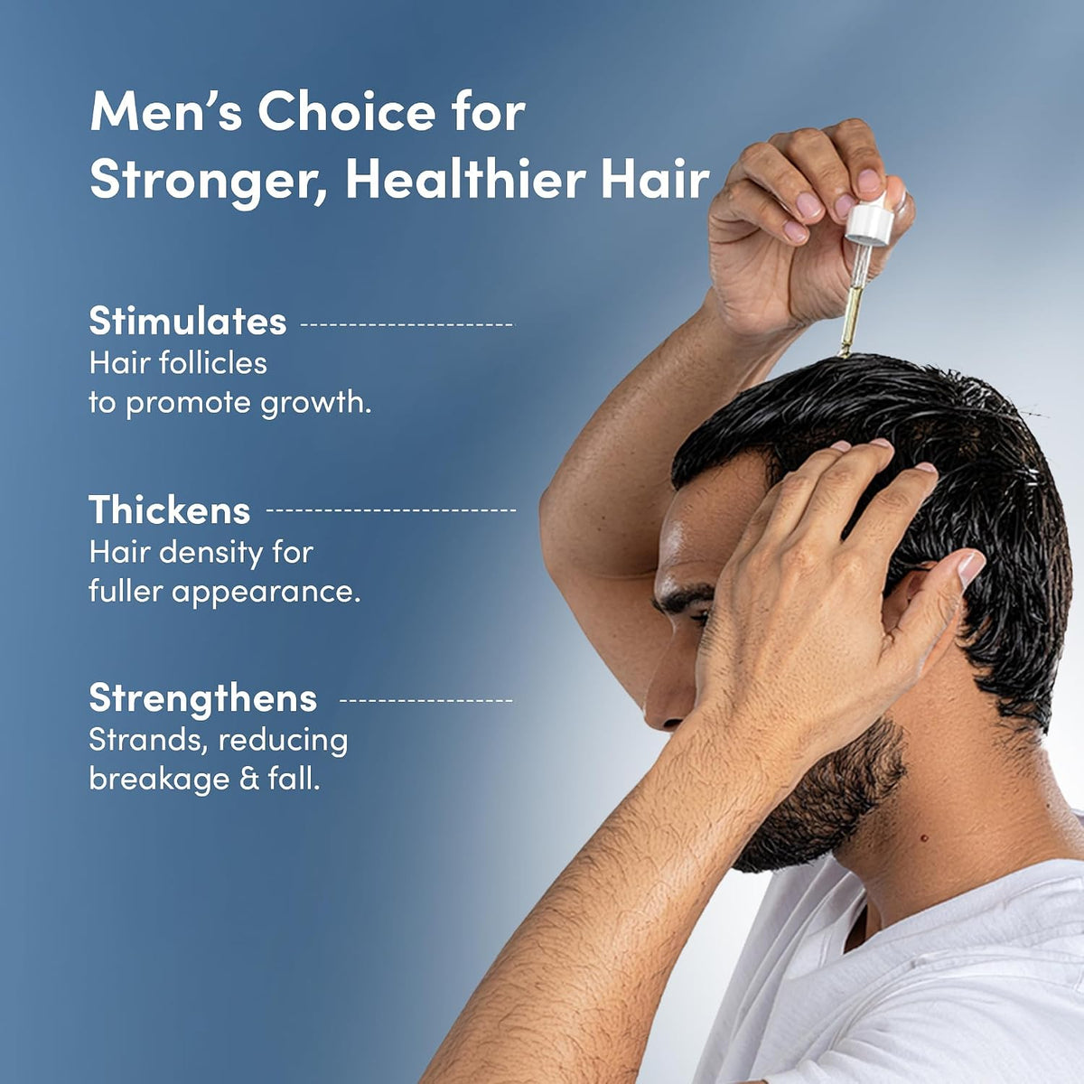 Man Matters Advanced Hair Serum 30ml | 23% actives (3% Redensyl, 2% Anagain & 1% Aminexil, Rosemary Leaf Extract) | Reactivates Hair Cells, Improves Density & Promotes Growth | Paraben Free