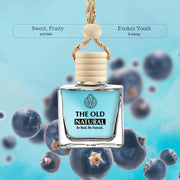 The Old Natural Car Freshener with Essential Oils Fragrance in Glass Bottle with Wooden Diffuser Lid | Mystic Berry, Moods and Sandal Twig Car Freshener Combo Pack (10 * 3ml)