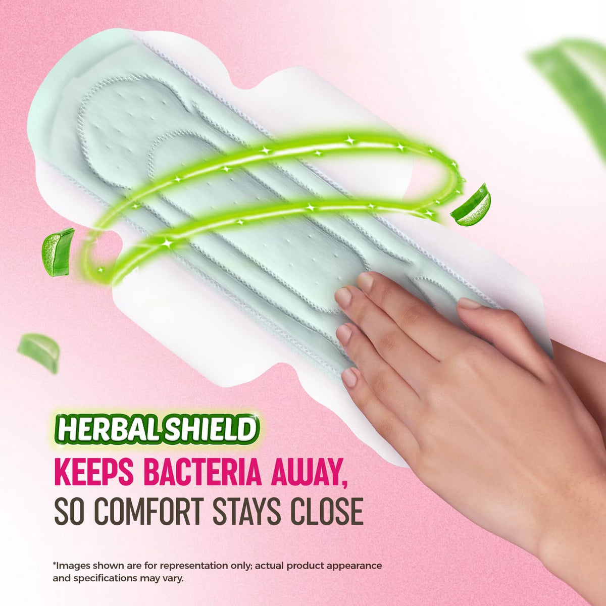 Sofy AntiBacteria XL - 290mm | 48 Count pads | For Women Sanitary Pads | Keep Skin Dry | 6 Layer Deep Absorption | Herbal Shield | Hygiene & Herbs