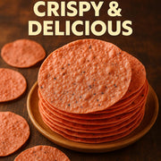 NatureVit Chana Papad 400g | Handmade Roasted Papad from Bengal Gram | Spicy & Crunchy Indian Snack | Protein-Rich Appetizer