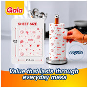 Gala Reusable Kitchen Towel Roll (Anti-Bacterial,80 Washable Wipes per Sheet)
