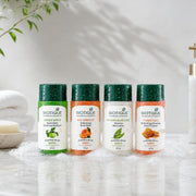 Biotique Travel Kit | Includes Green Apple, Bio Apricot, Morning Nectar & Honey Gel | Mini Skincare & Haircare Essentials for Travel | Enriched with 100% Botanical Extracts