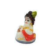 SHINDE EXPORTS Lord sri Krishna bhagwan laddu Gopal kanha ji Marble Statue murti Idol for Gift car Dashboard Home Decor (Design 7)